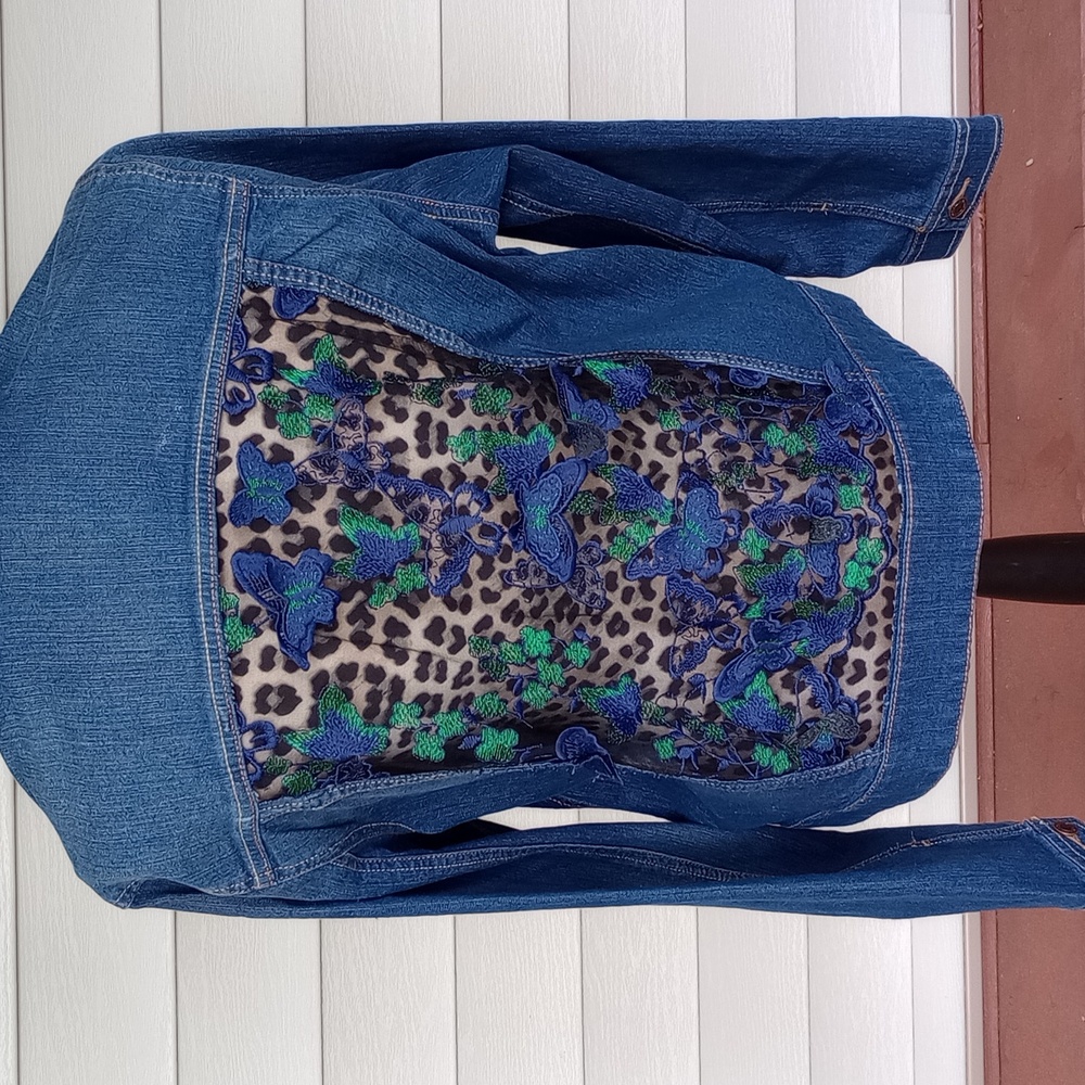 Upcycled Jean Jacket - image 4